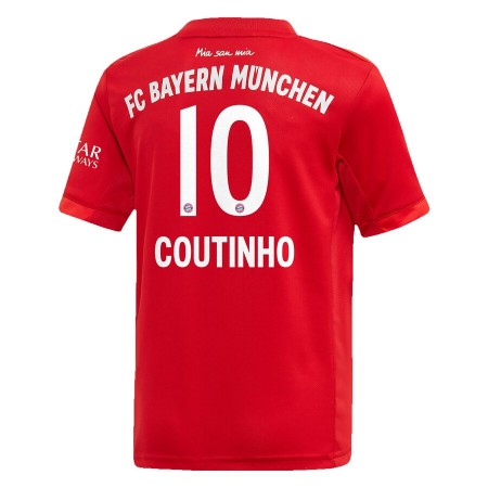 FC Bayern München Philippe Coutinho 10 Thuis Shirt 2019-20